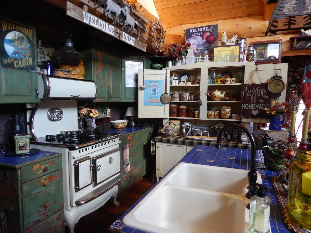 Idle Spurs Log Cabin Bed & Breakfast Black Diamond Exteriör bild